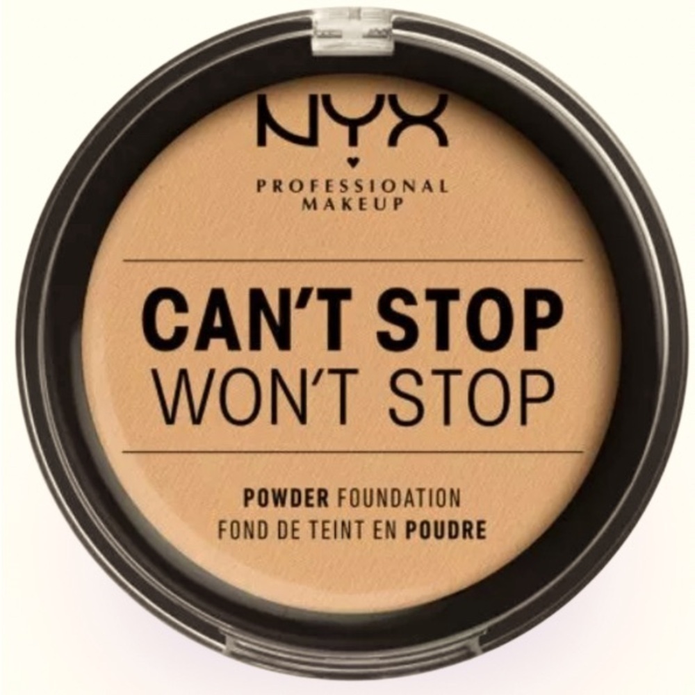 NYX “ Can’t Stop Won’t Stop” Powder Foundation in ‘Soft Beige’
